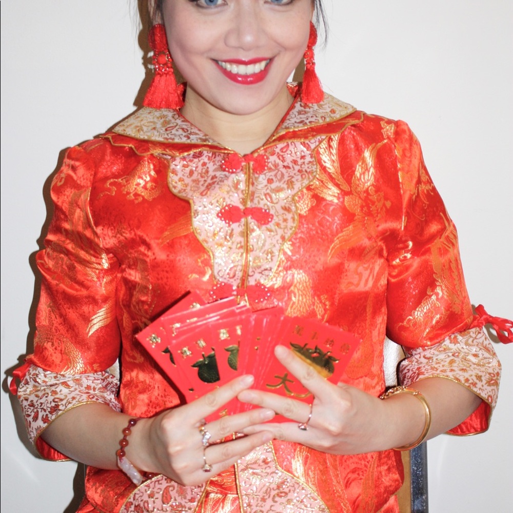 Chinese New Year dragon dress